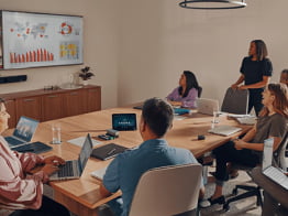 People sitting in a conference room