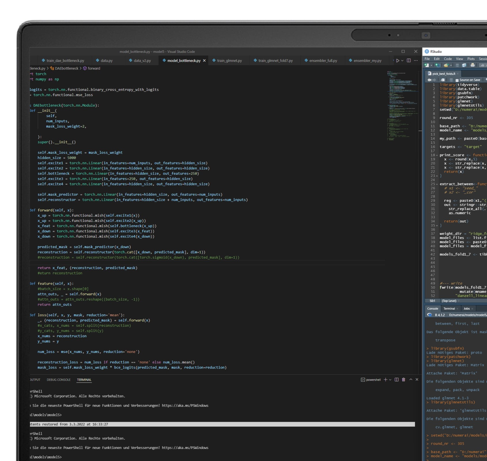 ZBook X G1i mobile workstation PC with development software interface on the screen.