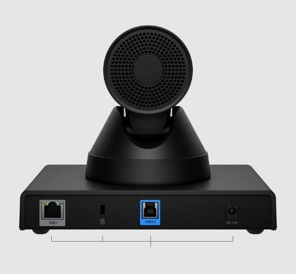 Back view of Poly Studio E60 smart camera