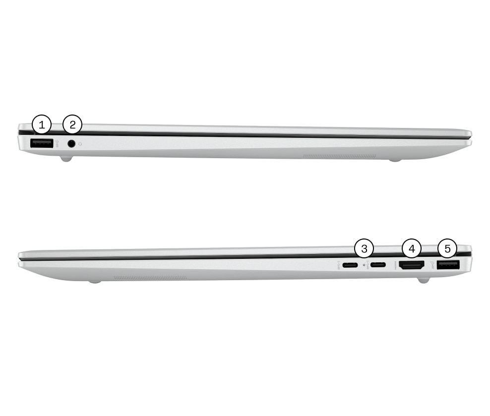 HP OmniBook 5 PC Ports 