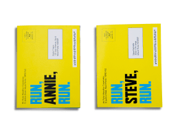 Printed direct mail pieces