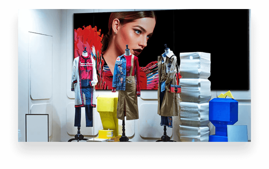 Stitch printed clothing with mutiple colors 